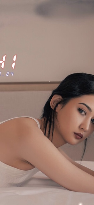 欧美妆冷酷女孩