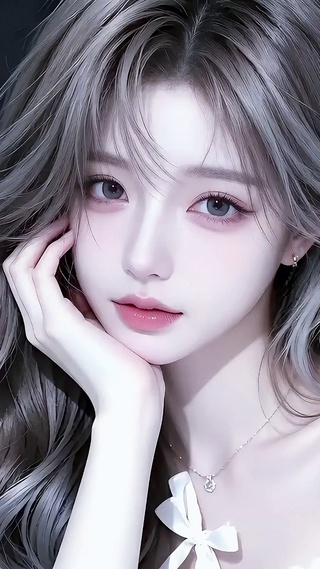 清风拂面的微笑少女