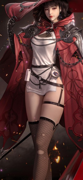 4K黑丝长腿魔法少女