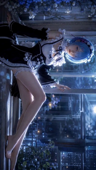 暗夜窗边女仆雷姆