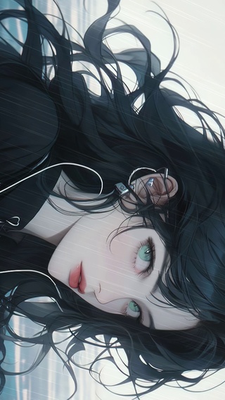 黑发少女