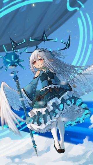 3d动态云顶之上的天使