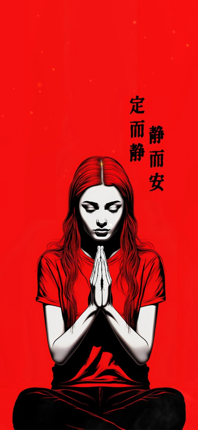 佛系少女4K动态壁纸