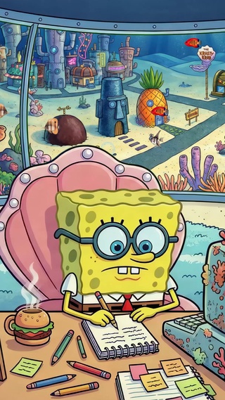 和海绵宝宝一起沉浸式学习