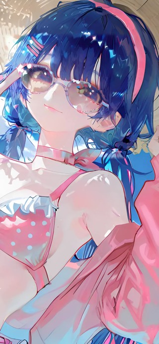 米塔-海边泳装少女