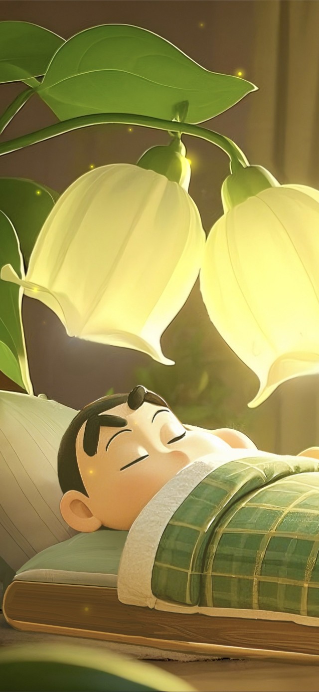 星月流萤花房酣睡的小新