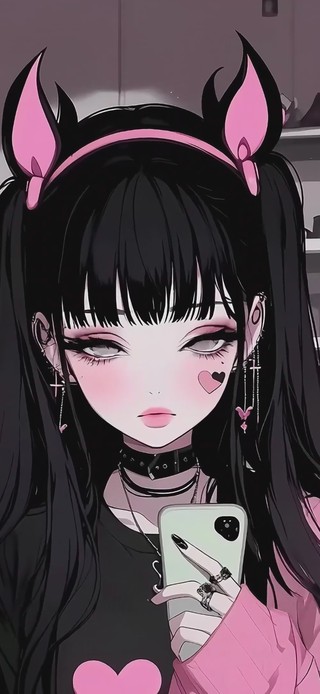 卖萌的女孩