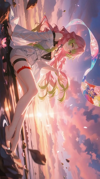 落日海岸甘露寺蜜璃