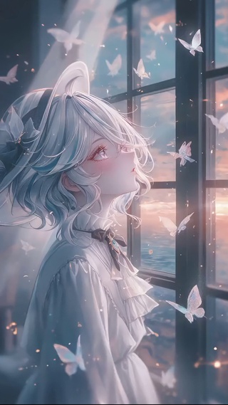 芙宁娜丨窗畔蝴蝶丨