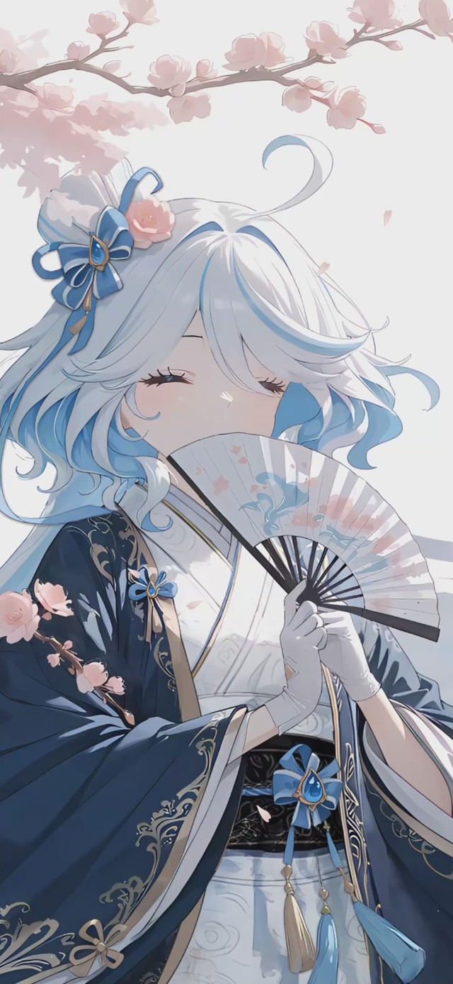 原神芙宁娜-桃花灼灼