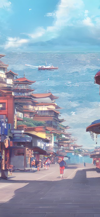 海边小镇