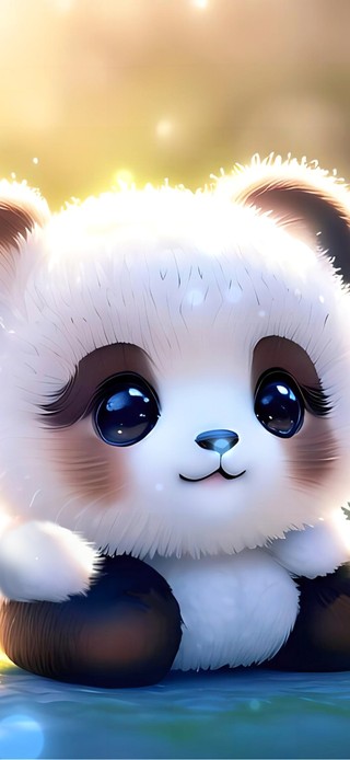 小熊猫和夏天里的清凉粒子