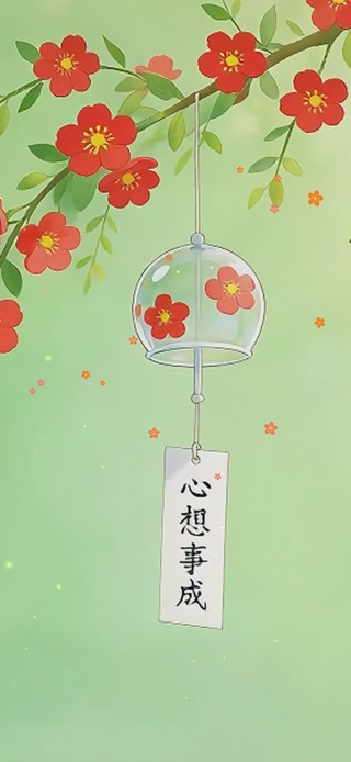 春天小花风铃