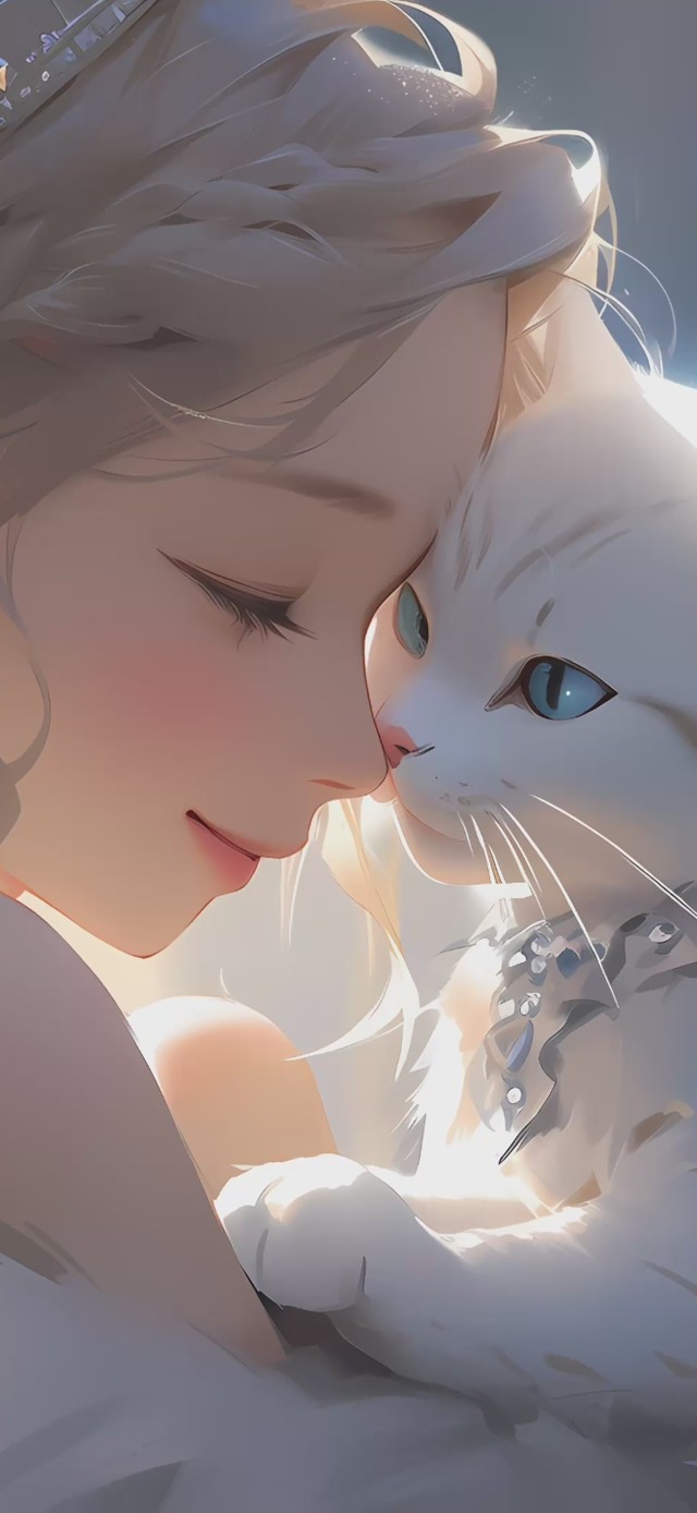 4K猫咪和可爱公主（禁转）