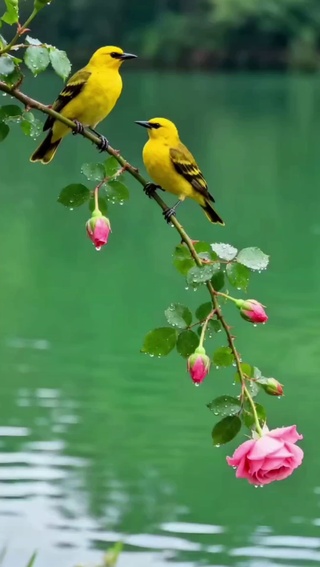 鸟语花香