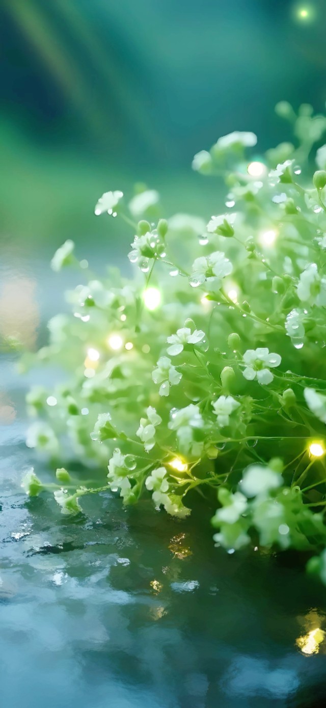 超治愈夏日风清新解压碎花物语