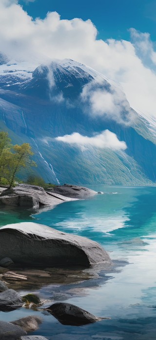 高山湖泊