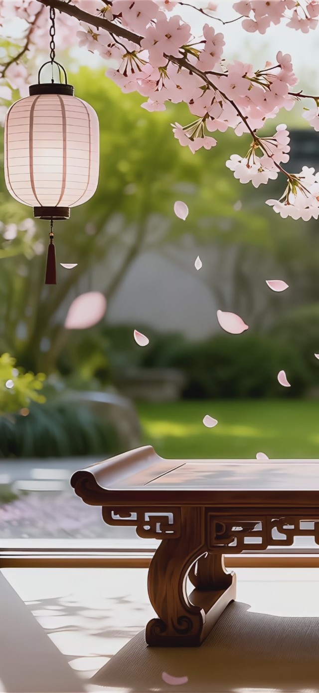 浪漫古风赏樱庭院