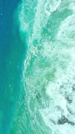 唯美大海海浪4K