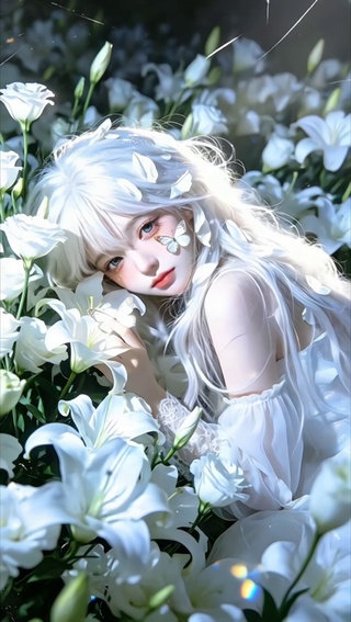 白发少女