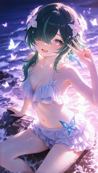 沃雅妮莎泳装卡点转场