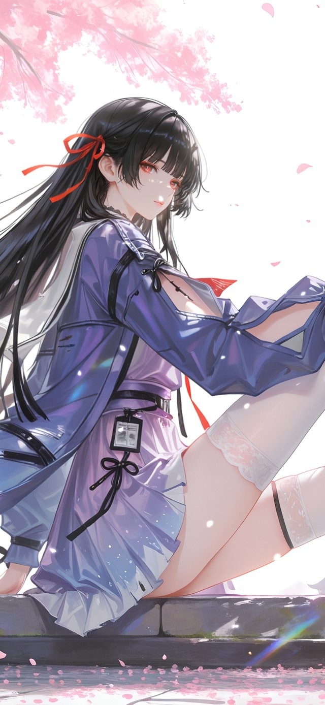 樱花树下与蝶有约千咲