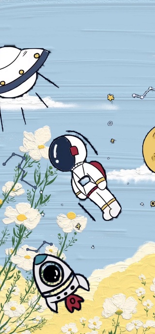 卡通太空人