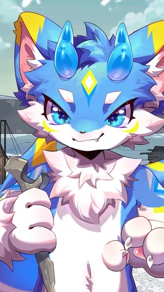 福瑞毛龙furry