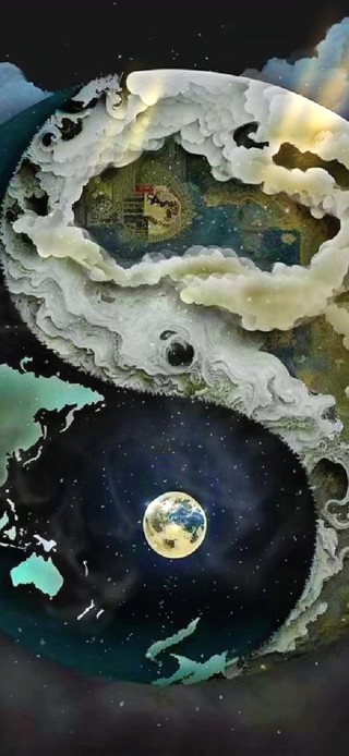 4K阴阳平衡图