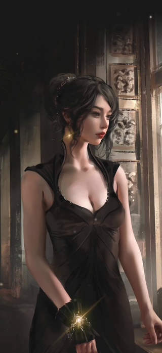 很美很性感的插画鬼刀女神