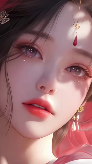 蝶绕红纱
