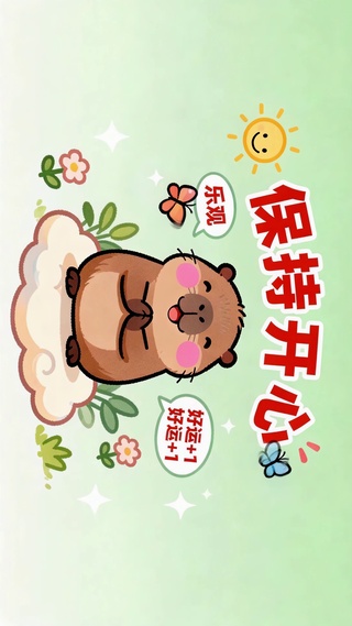 保持开心