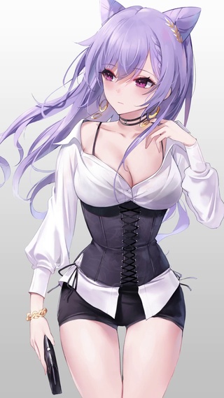 原神 刻晴 职业装