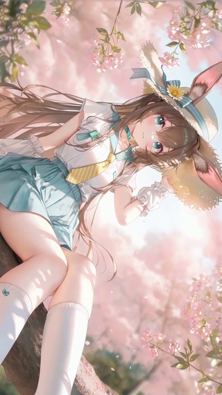 樱花树下的阿米娅