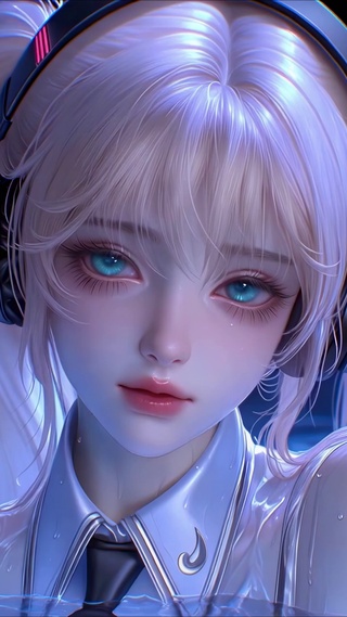 水中女孩miku