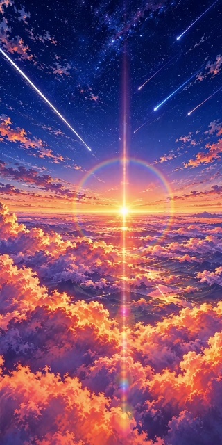 落日流星