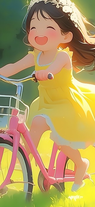 夏日单车女孩
