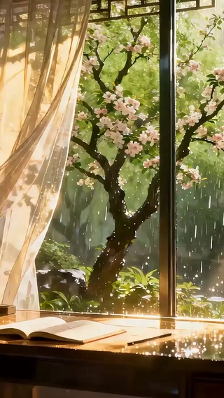 古风雨天