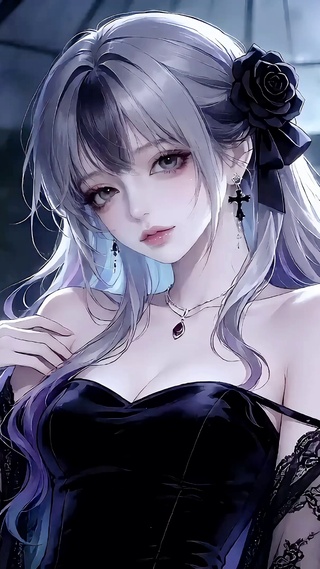 暗黑系甜酷少女
