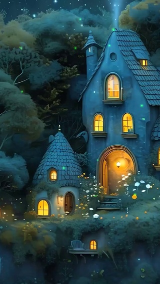 护眼绿景