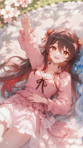 樱花下野餐时光