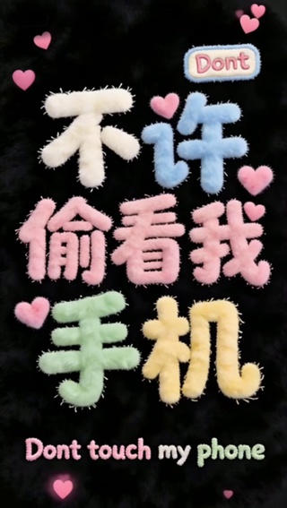 不许偷看我手机