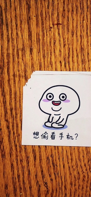 想偷看手机？