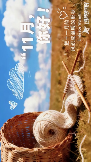 织成温暖的11月