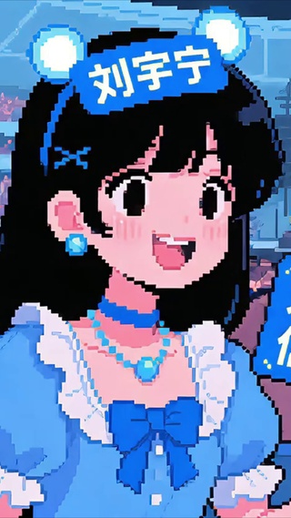 演唱会可爱女孩