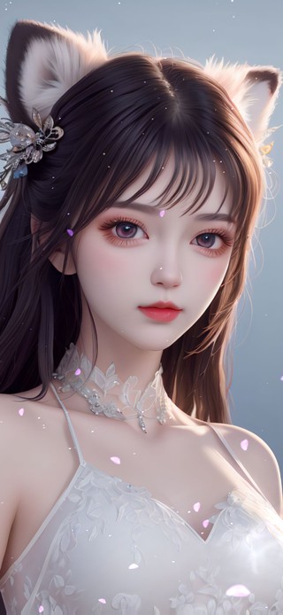4K气质狐耳美女