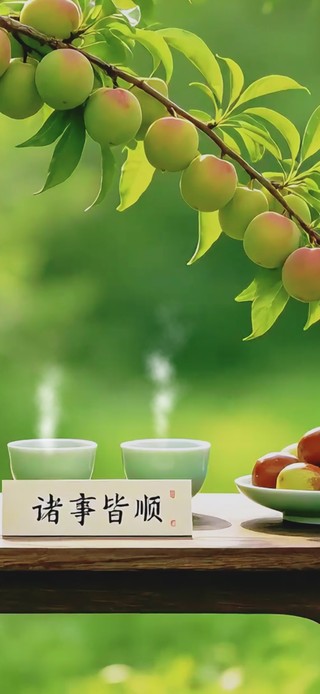绿色护眼枣子