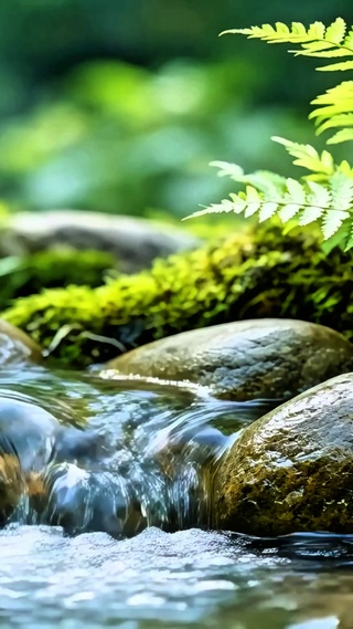 清泉石上流4K
