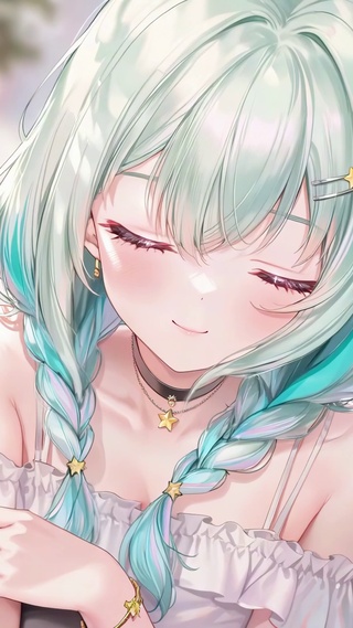 街景麻花辫甜妹