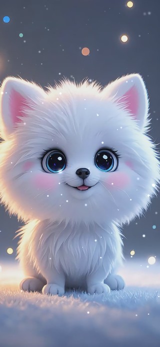 雪地小狗
